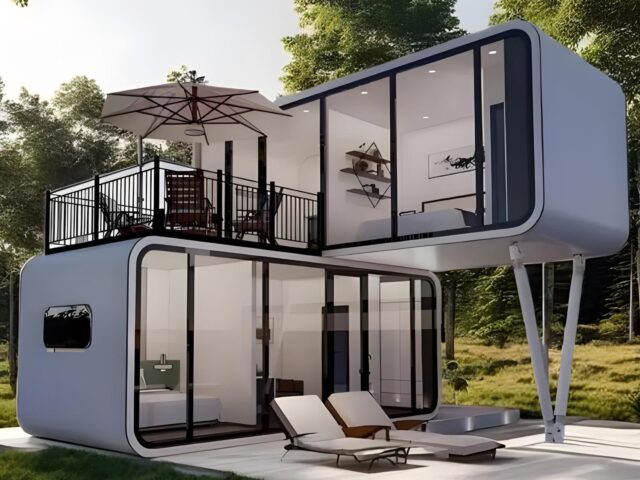 Apple series capsule house: A-80