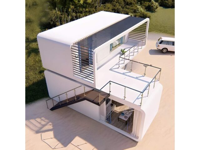 Apple series capsule house: A-80