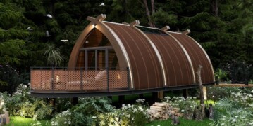 Capsule house with individual design