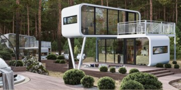 Capsule house with individual design
