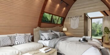 Capsule house with individual design