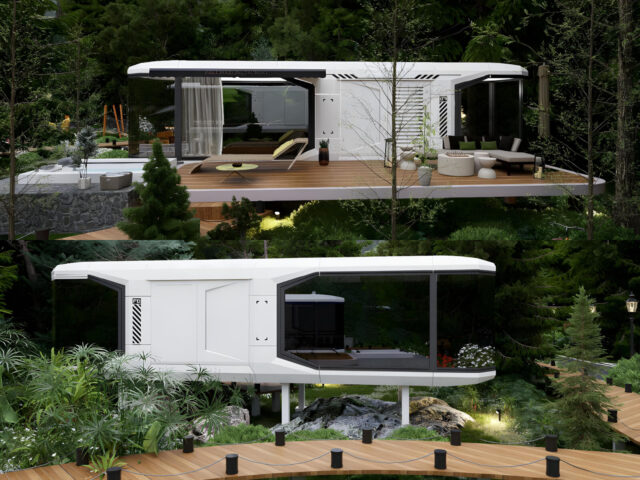 Space series capsule house: S-38 38m2